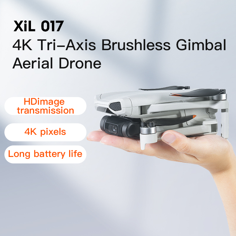 Drone Gimbal 3 Axis - Dron Profesional 017S con Cámara 4KHD,