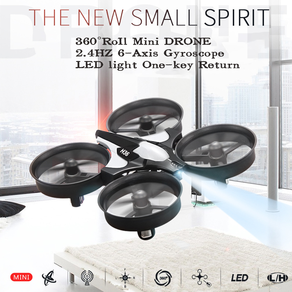 Mini Dron JJRC H36 2.4G de 6 E - Drone Gimbal 2 Axis reseña y precio