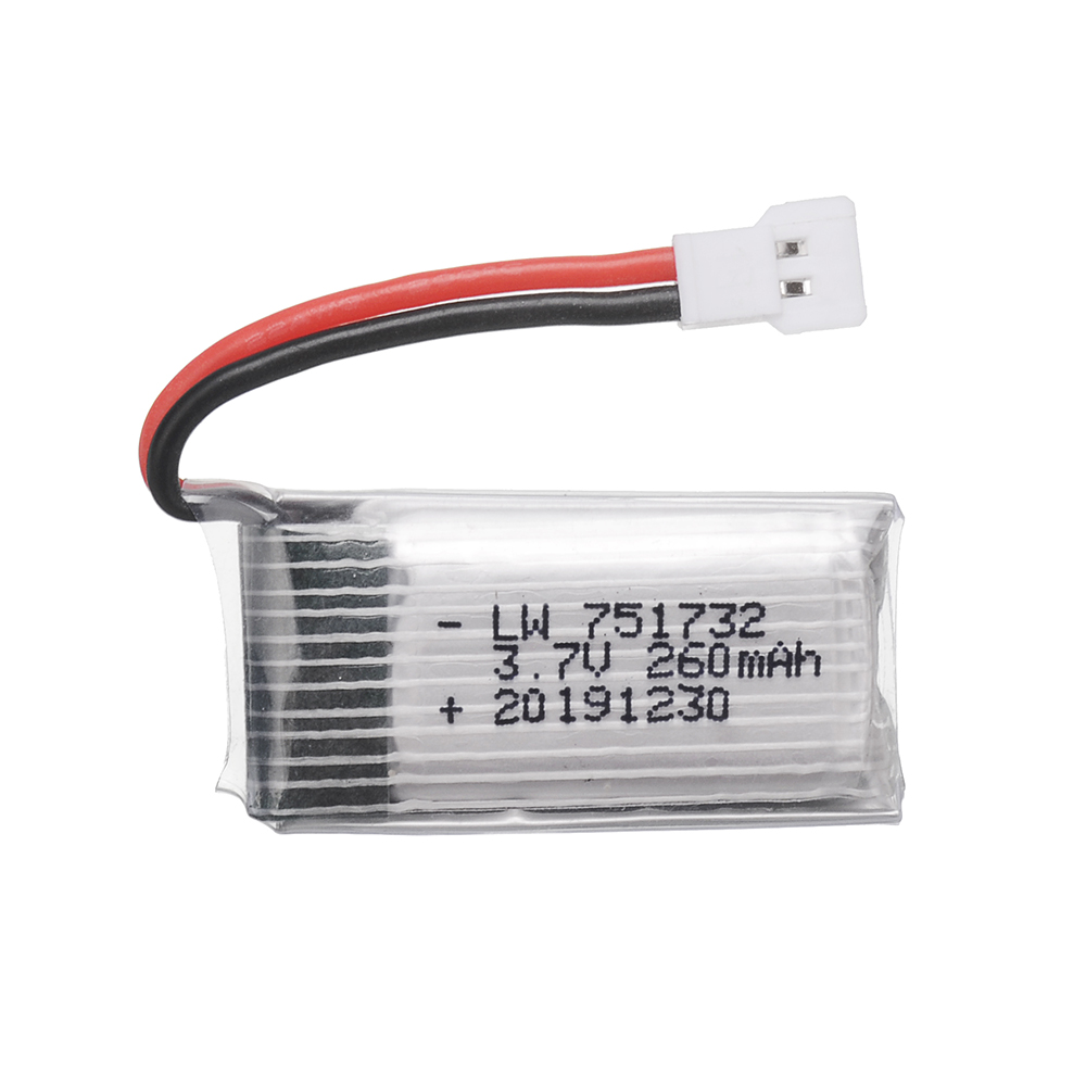 Batería Lipo de 3,7 V y 260 mA - Eachine Drone E010 reseña y precio
